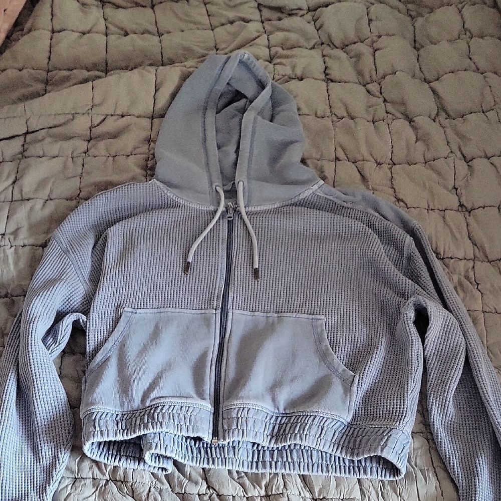Natural Reflections Light Blue Hooded Jacket